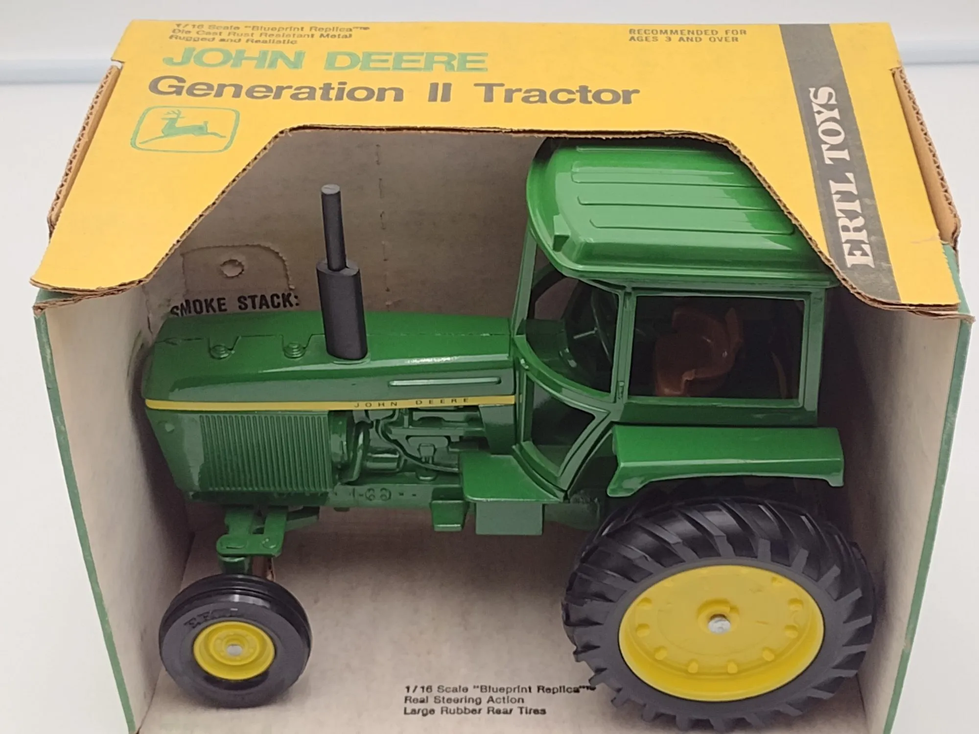 ERTL John Deere 4430 Generation II Tractor 1:16 die-cast Blueprint Replica #512, box with tractor in tray