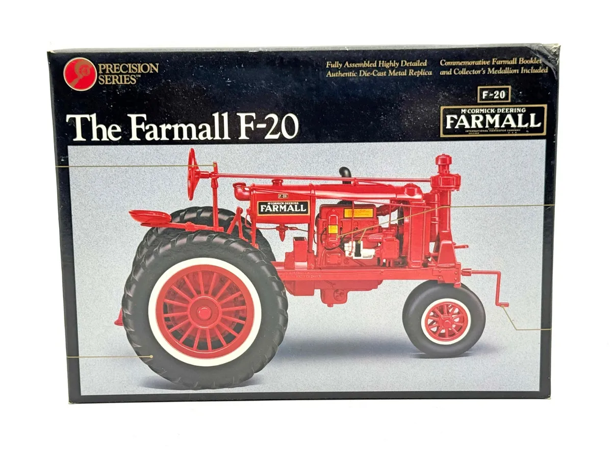ERTL Case IH Farmall F-20 Red 1:16 die-cast replica, Precision Series #4, retail box front