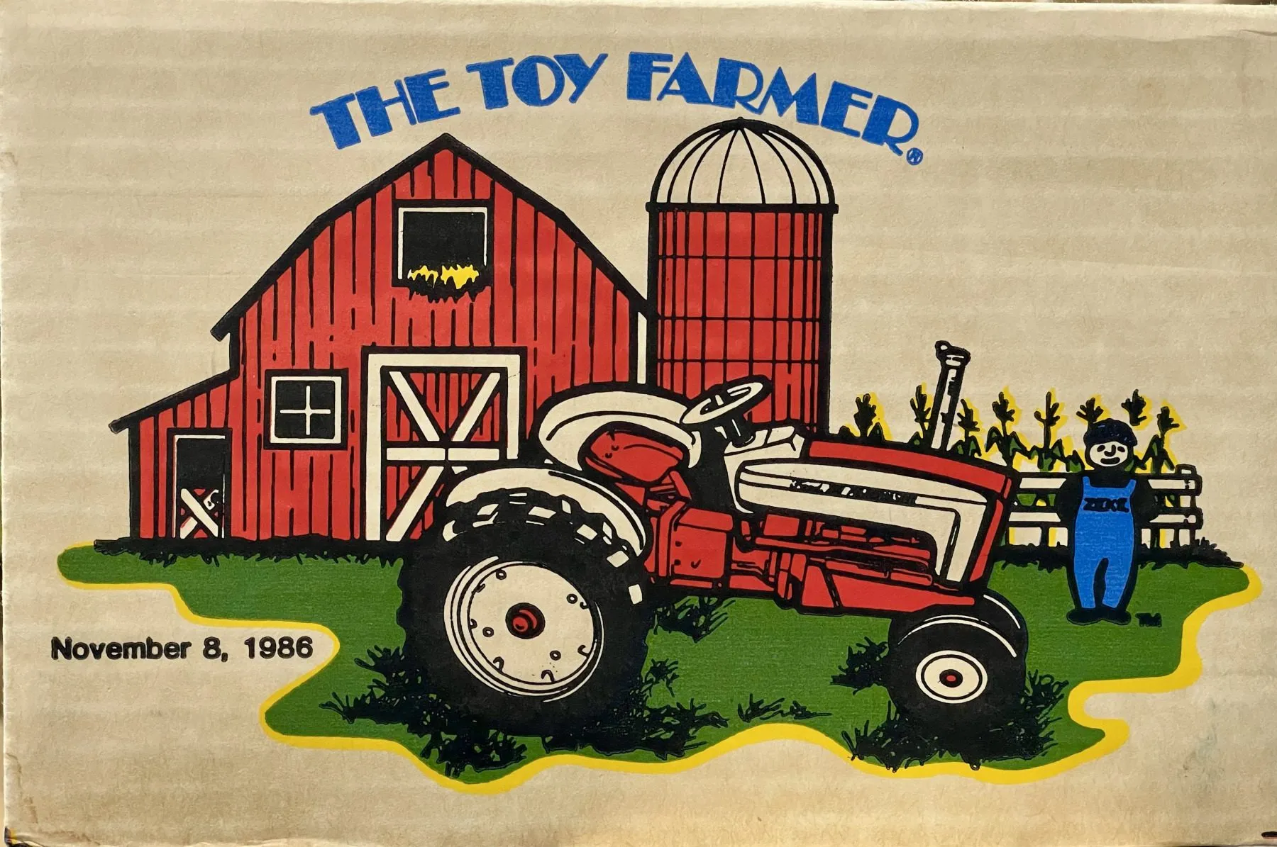Ertl Ford 901 Powermaster 1:16 die-cast replica, 1986 National Farm Toy Show