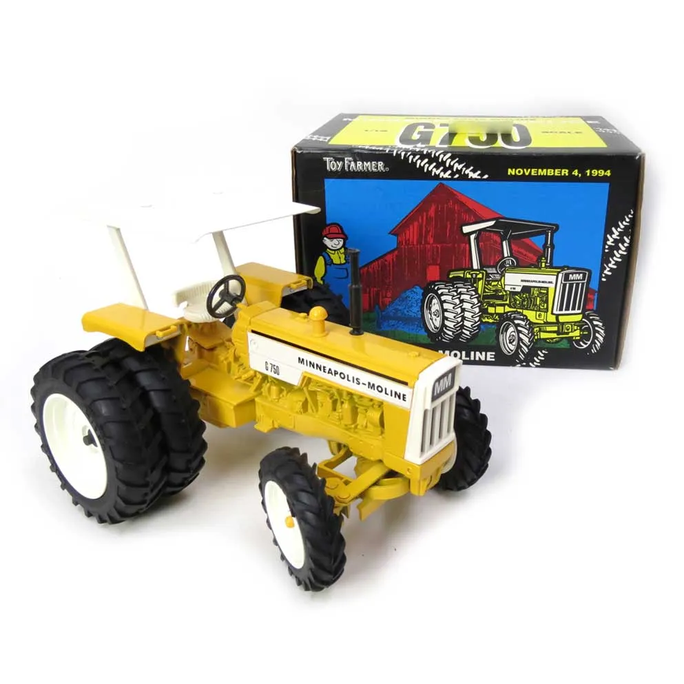 Ertl Minneapolis-Moline G750 WF w/Duals 1:16 die-cast replica with its box, 1994 National Farm Toy Show