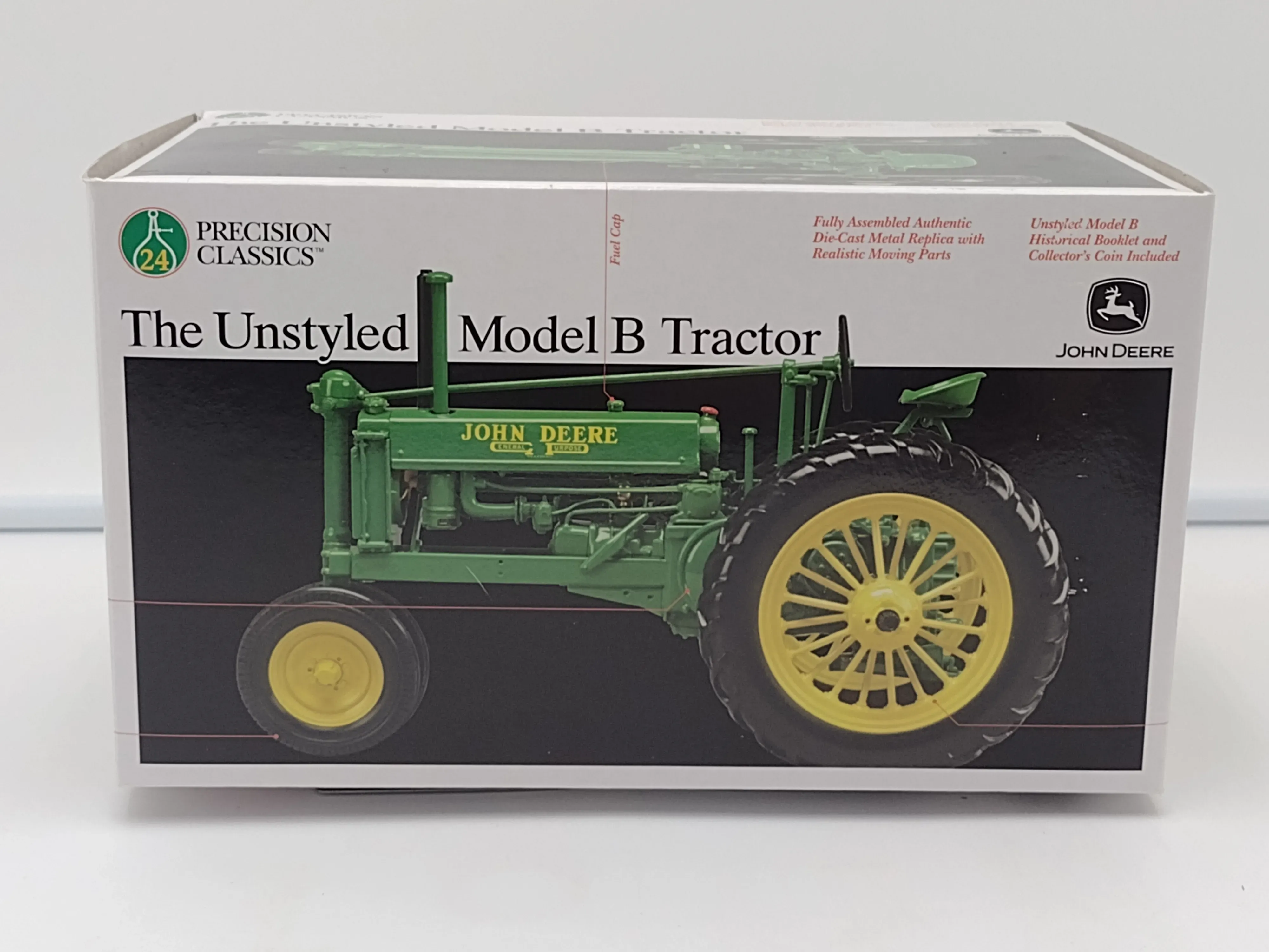 ERTL John Deere Unstyled Model B 1:16 die-cast replica, Precision Classics #24