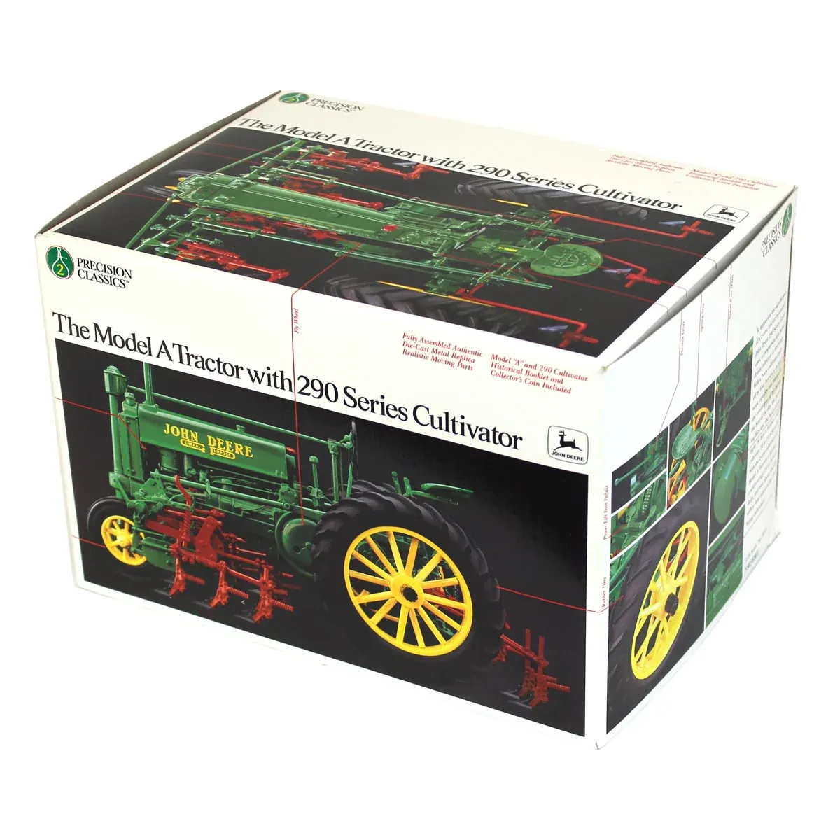 ERTL John Deere Unstyled Model A with Cultivator 1:16 die-cast replica, Precision Classics #2