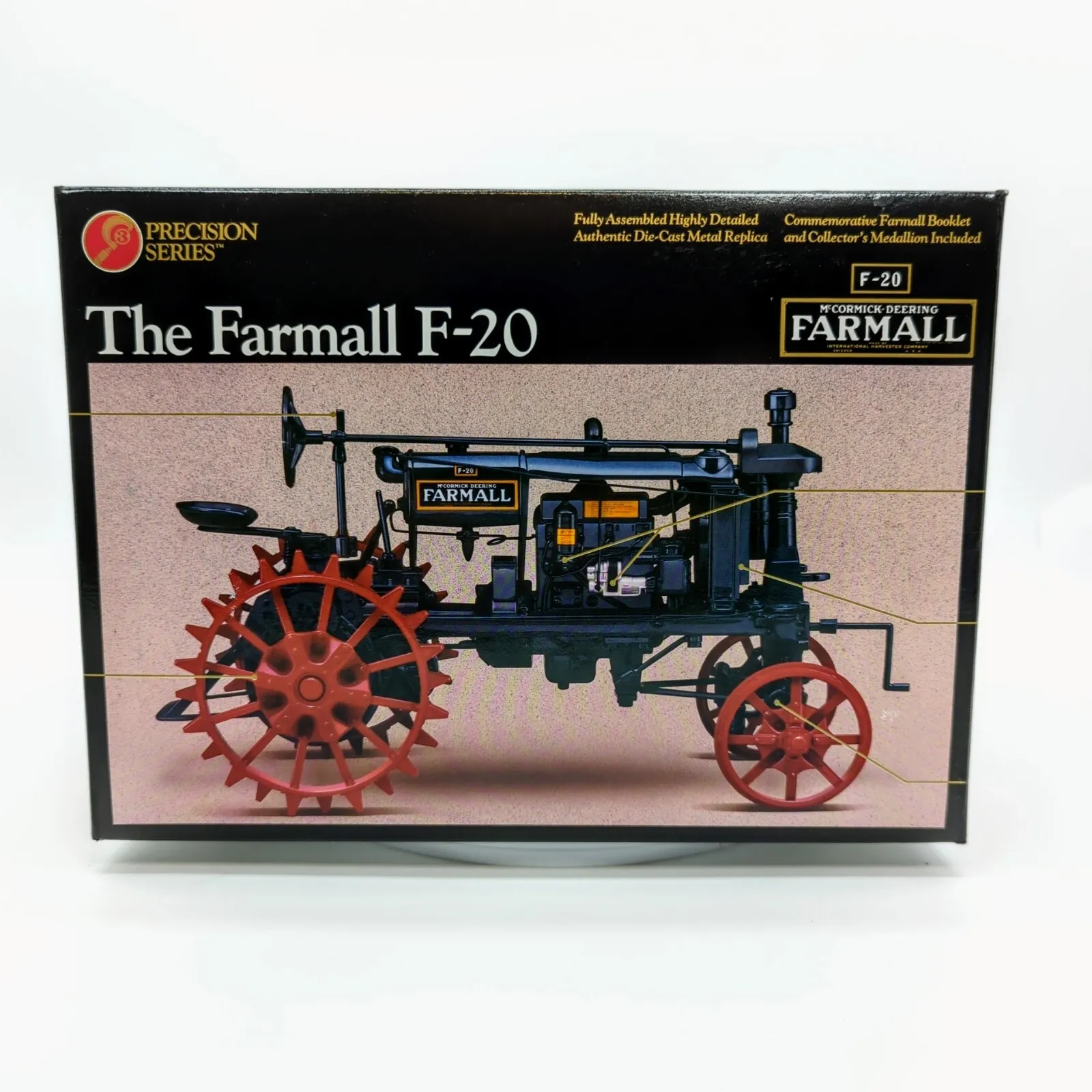 ERTL Case IH Farmall F-20 1:16 die-cast replica, Precision Series #3, retail box front