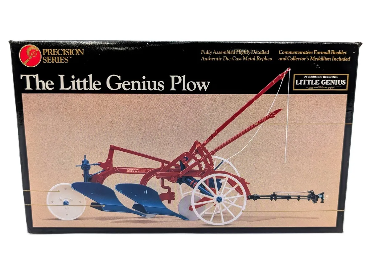 ERTL Case IH Little Genius Plow 1:16 die-cast replica, Precision Series #2, retail box front
