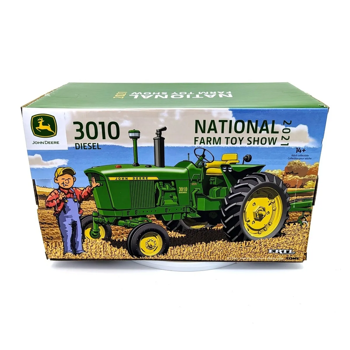 Box for the Ertl John Deere 3010 Diesel WF 1:16 die-cast replica, 2021 National Farm Toy Show