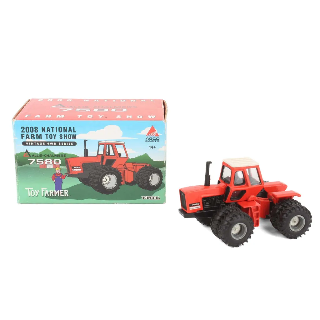 Ertl Allis-Chalmers 7580 4WD 1:64 die-cast replica, 2008 National Farm Toy Show