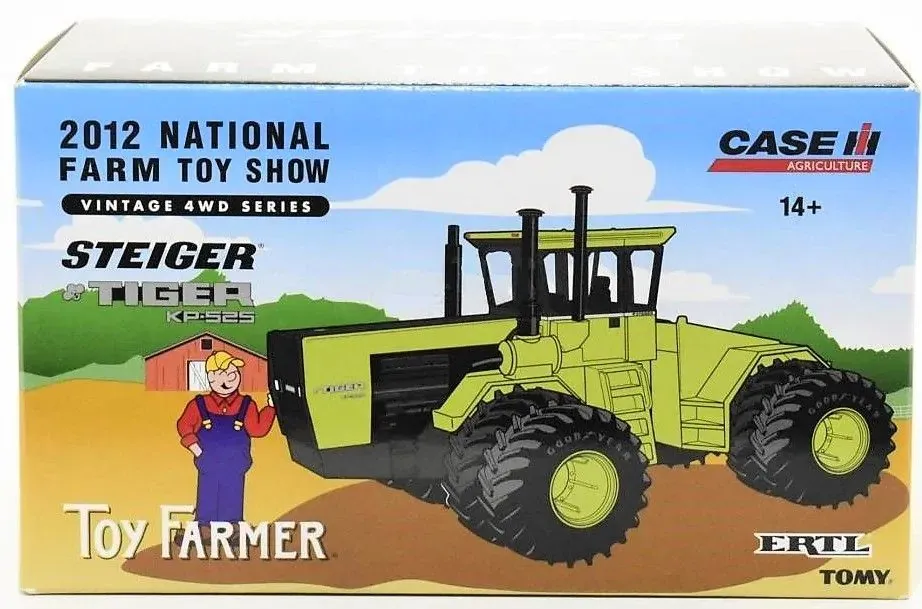 Ertl Steiger Tiger IV (KP-525) 1:64 die-cast replica box, 2012 National Farm Toy Show