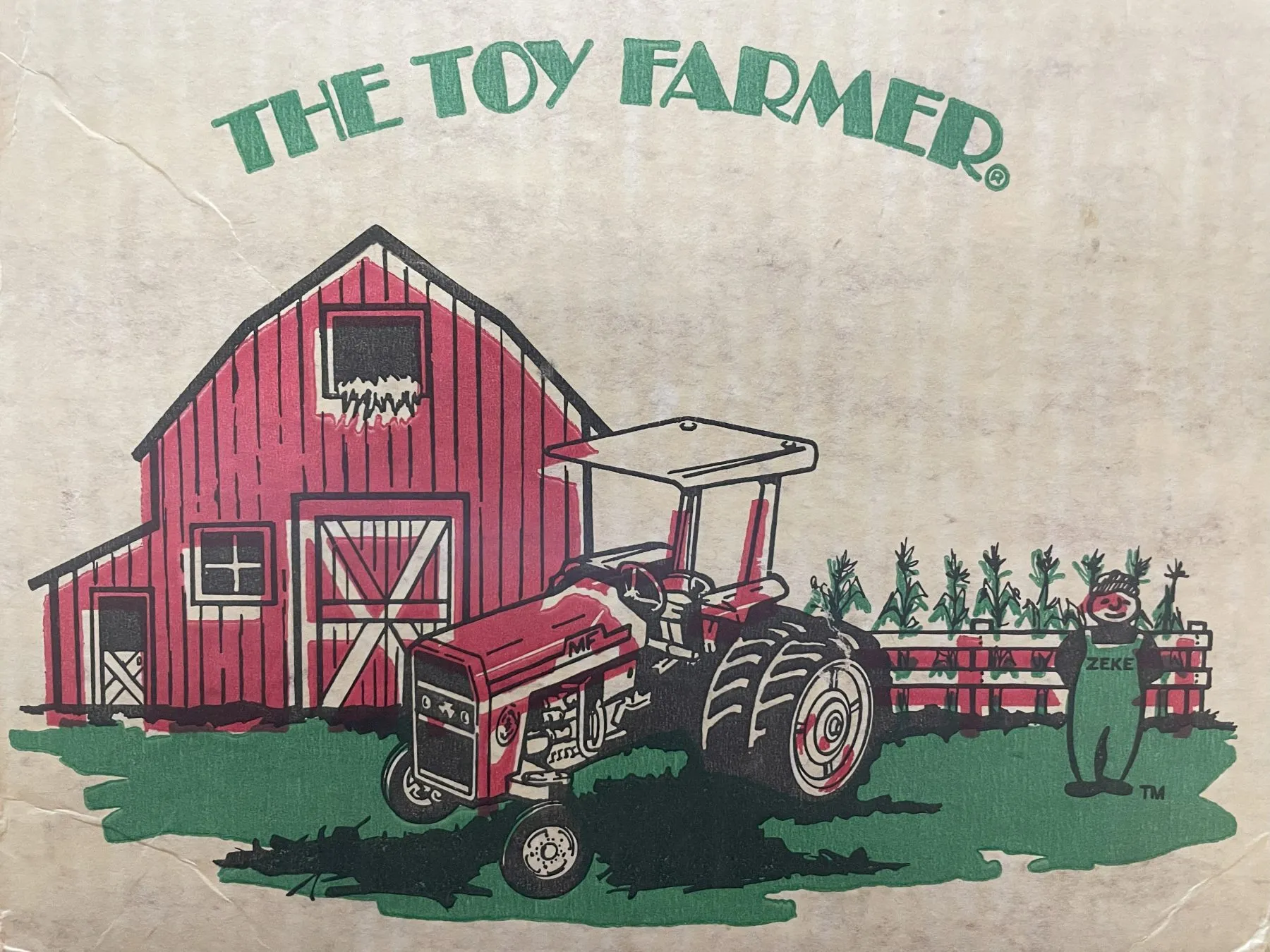 Ertl Massey Ferguson 590 1:16 die-cast replica, 1980 National Farm Toy Show