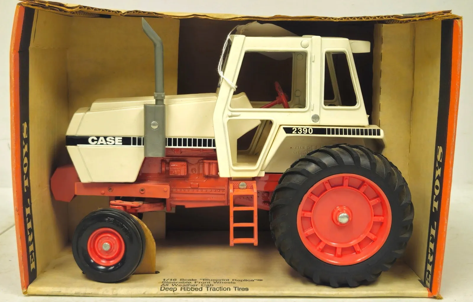 ERTL Case 2390 Tractor 1:16 die-cast Blueprint Replica #268, box with tractor in tray