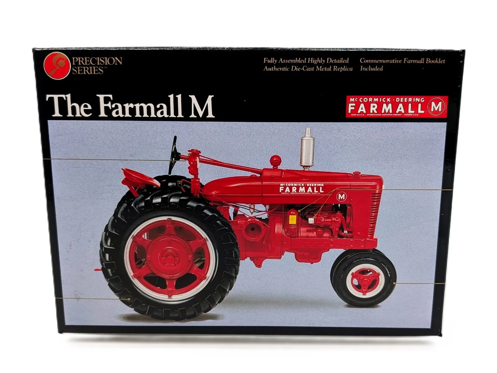 ERTL Case IH Farmall M 1:16 die-cast replica, Precision Series #7, box front