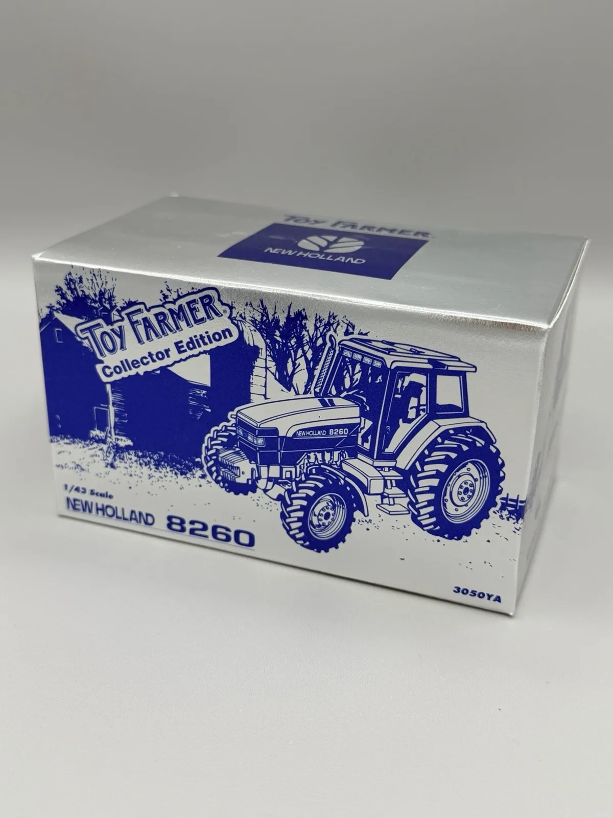 Ertl New Holland 8260 Gemini WF 1:43 die-cast replica box, 1997 National Farm Toy Show