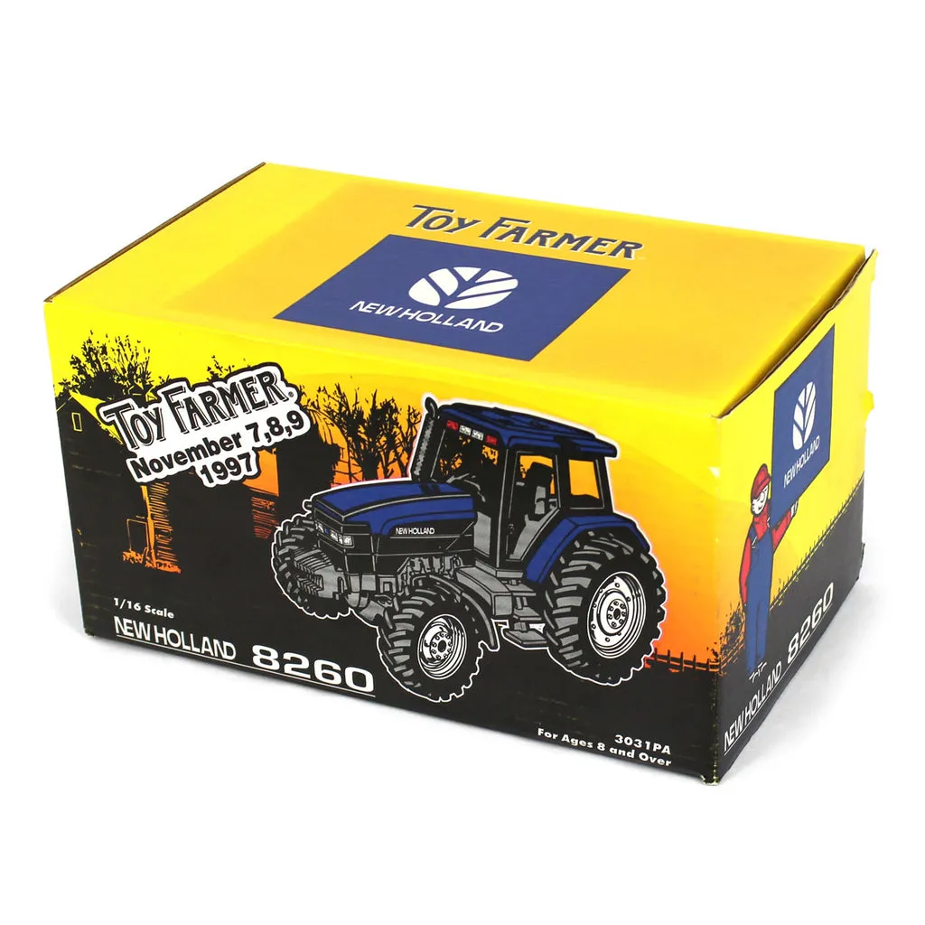 Ertl New Holland 8260 Gemini WF 1:16 die-cast replica, 1997 National Farm Toy Show