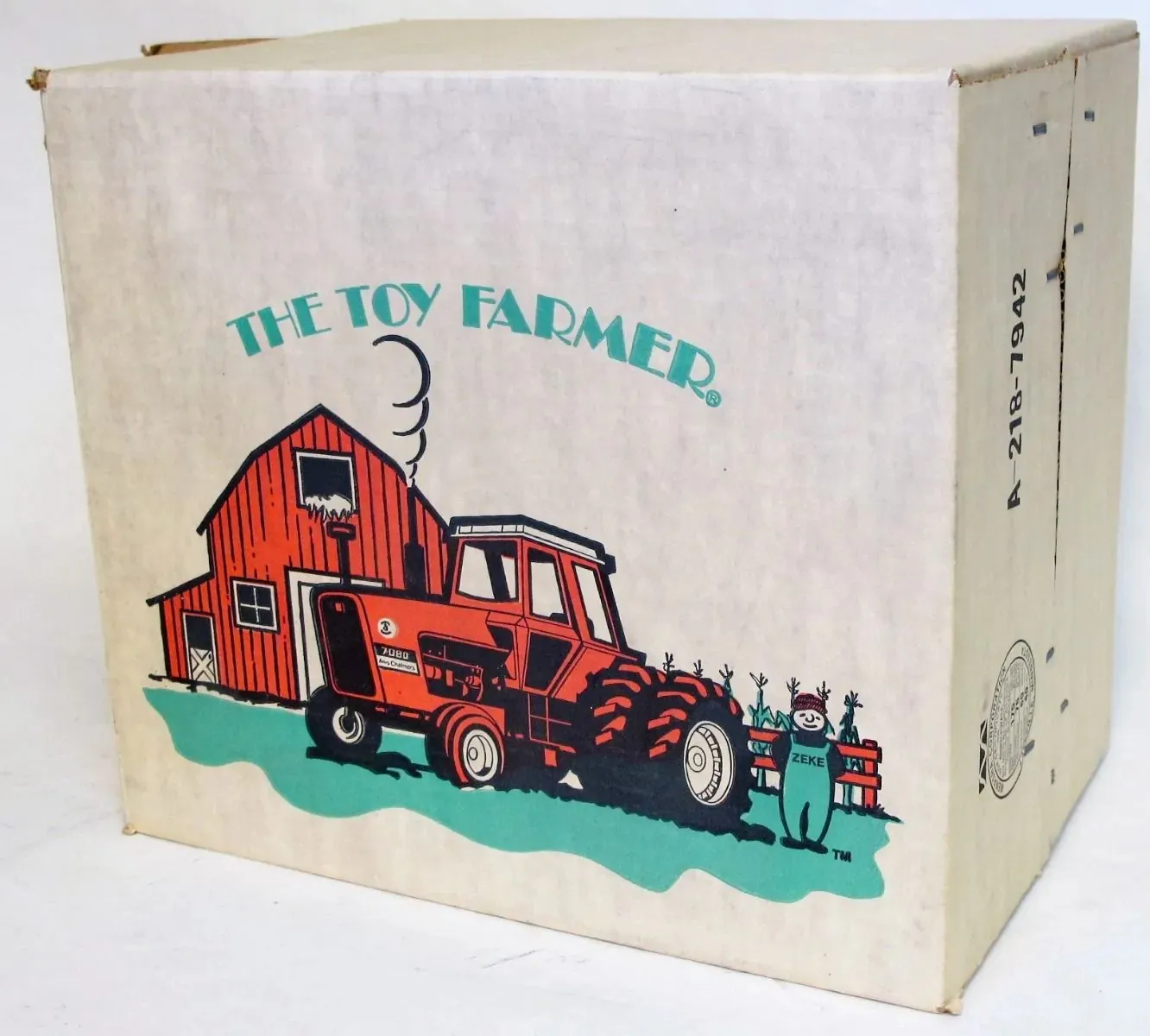 Ertl Allis-Chalmers 7080 1:16 die-cast replica box, 1979 National Farm Toy Show