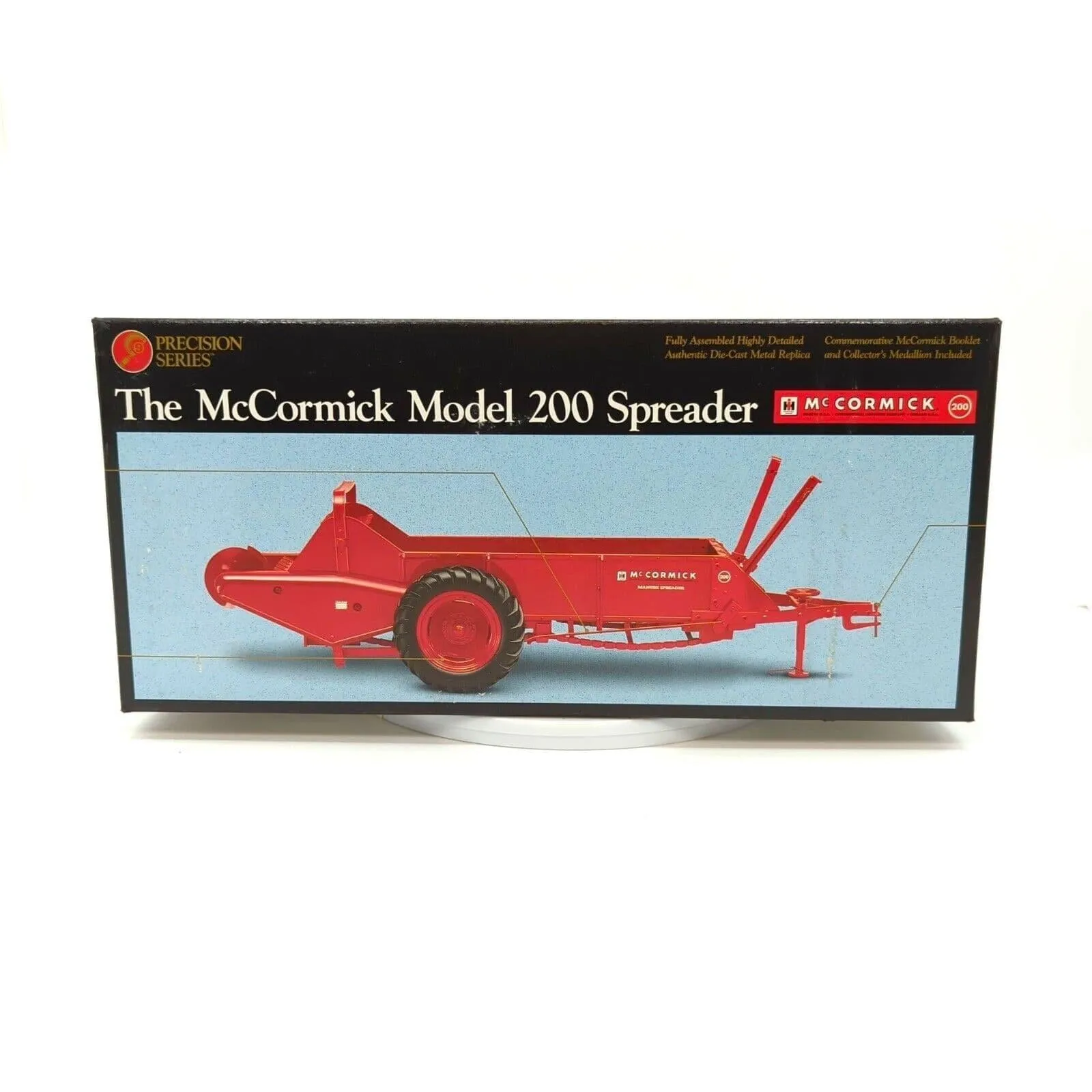 ERTL Case IH McCormick Model 200 Spreader 1:16 die-cast replica, Precision Series #9, retail box front
