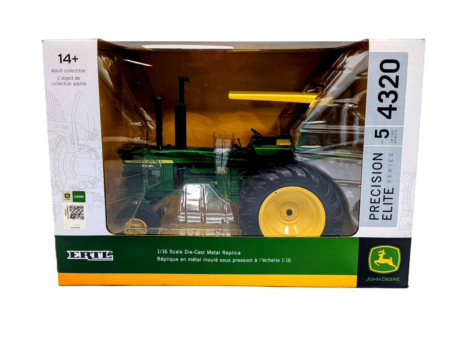 ERTL John Deere Model 4320 1:16 die-cast replica, Precision Elite #5, box